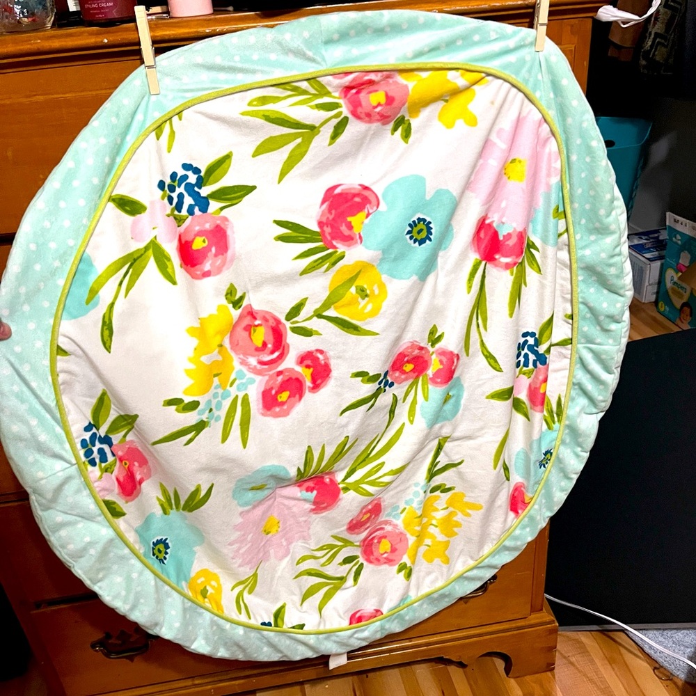 Cloud Island Crib Floral Playmat